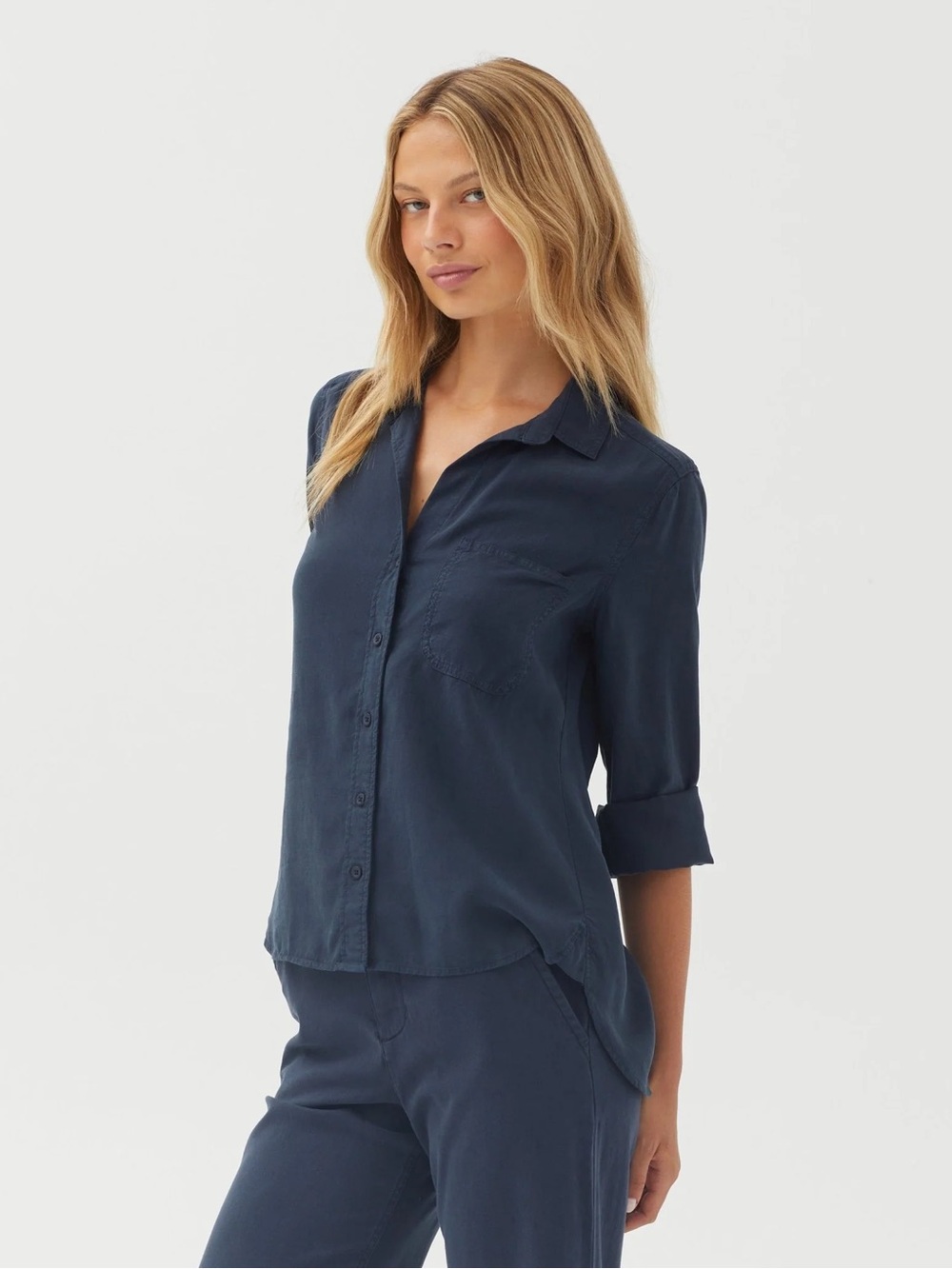 Bella Dahl Shirt Tail Button Down Like New